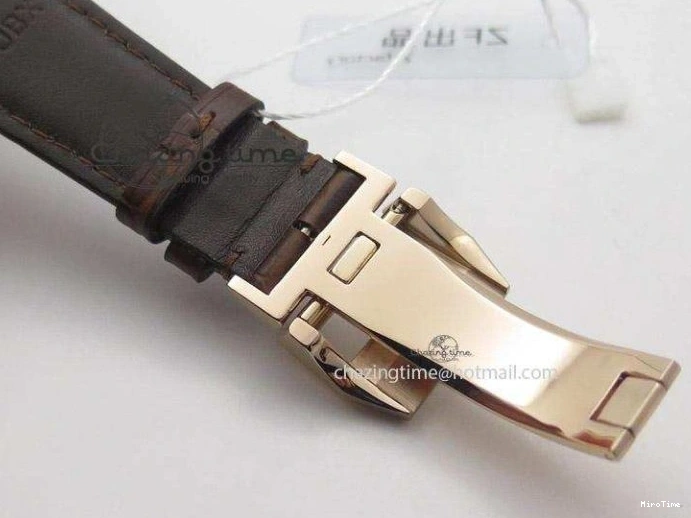 MIROTIME 0329 Pilot Chrono RG 3878 ZF Best Edition Grey Dial On Brown Leather Strap A UrbanChic 7330